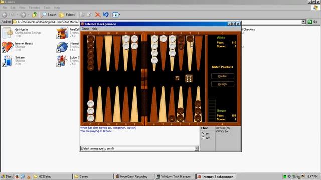 Windows XP Internet Backgammon Gameplay (Recorded April 08 2017) смотреть онлайн