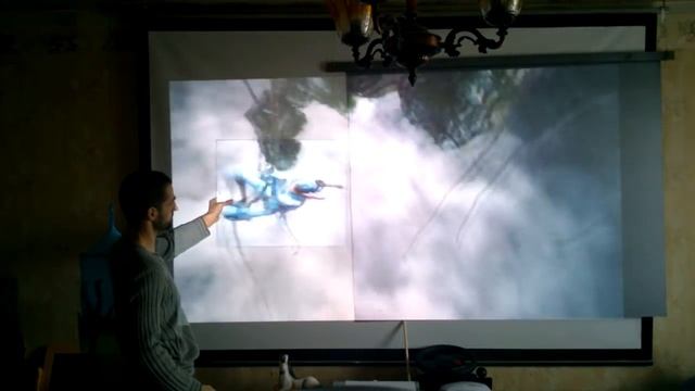 Серый проекционный экран своими руками (демонстрация) смотреть онлайн