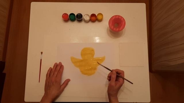 Рисование.Цыплёнок.