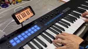 How to Create Simple Loop Using Novation Launchkey 61 MK3 On GarageBand iOS