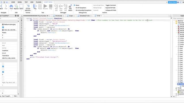 Roblox Studio | How to make a crash script (Requires only 1 script) смотреть онлайн