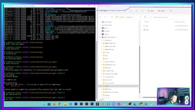 Git Bash Basic Commands for Version Control System смотреть онлайн