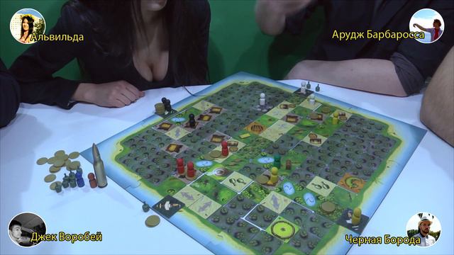 Играем в настольную игру Шакал Остров сокровищ смотреть онлайн