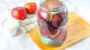 Компот из целых яблок