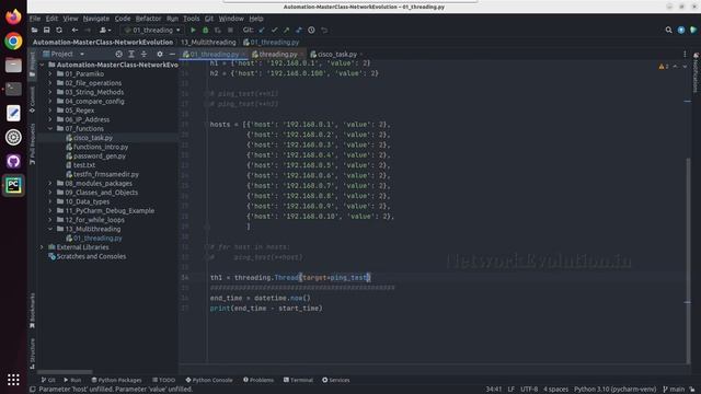 Python Multithreading tutorial for Network Automation : Parallel task execution on multiple devices