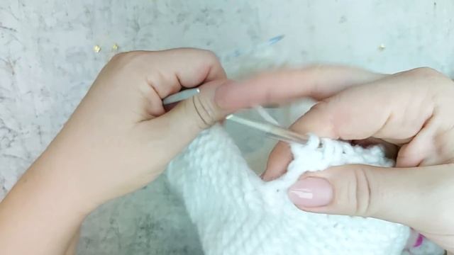 Детская ШАПКА - ШЛЕМ спицами.  Подробный мастер класс.