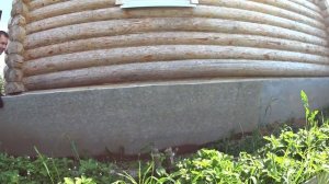 Что стало с фундаментом в бане через год