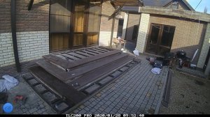 Крыльцо из ступеней ДПК и террасной доски
