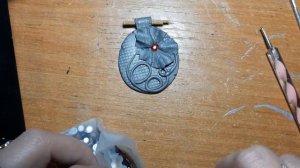 Кулон из полимерной глины своими руками 🪢#украшения #хендмейд #ручнаяработа #кулон#полимернаяглина📿