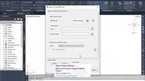 Autodesk Civil 3D 2020 Mapexport selct object Type Missing Workaround