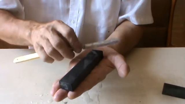 Заточка опасной бритвы на розовом котикуле и эшере.