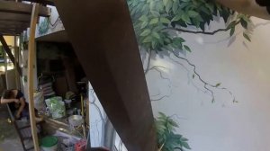 роспись стен, фасад дома. 1 часть