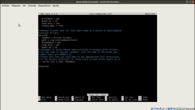 Instalación y configuración básica del servidor de archivos SAMBA en Ubuntu Server 18.04 смотреть онлайн