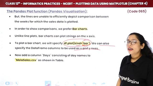 Class 12 Informatics Practices Chapter 4 | Pandas Plot Function (Line, Scatter, Bar and Pie) 2022-2 смотреть онлайн