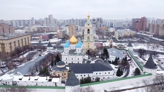 Новоспасский монастырь,Москва.Съёмка с дрона.#Новоспасский#полетнадроне