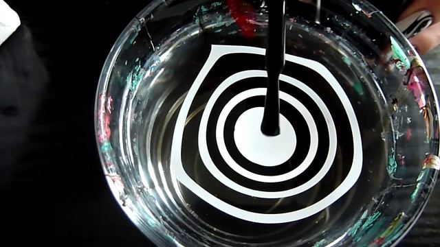 Water Marble For Short Nails, Black & White Swirl Nail Art Design Tutorial HowTo HD Video смотреть онлайн