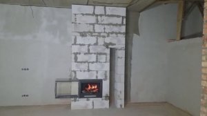 Камин из Сибита. Камин из газобетона