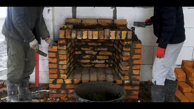 Кладка камина в частном доме смотреть онлайн