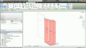Редактирование торца стены в Revit