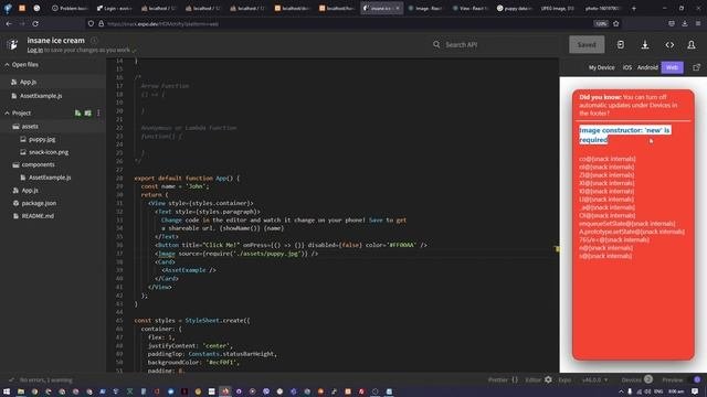 ReactNative Tutorial 2 -  JSX, Components, Props, State, Custom Component