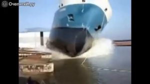 Неудачный и провальный спуск кораблей на воду.