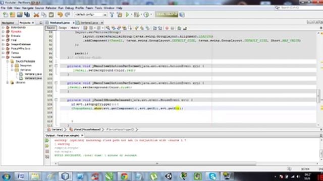 menu de opciones en java netbeans смотреть онлайн