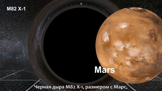 Сравнение черных дыр, размеры черных дыр смотреть онлайн