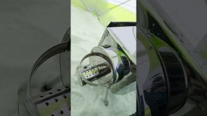 Палатка куб 3 и печка пошехонка малая. Первый запуск.