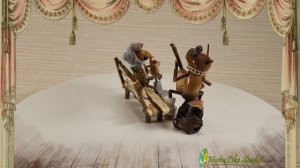 Осенняя сказка  Поделки из желудей  Часть 2