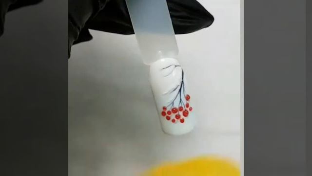 Видео урок Зимняя рябина! смотреть онлайн