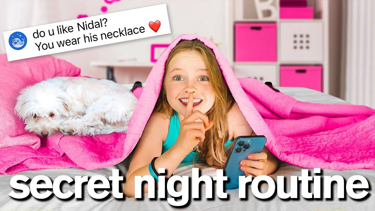 My Daughter's SECRET NIGHT ROUTINE! *Instagram Q&A* смотреть онлайн