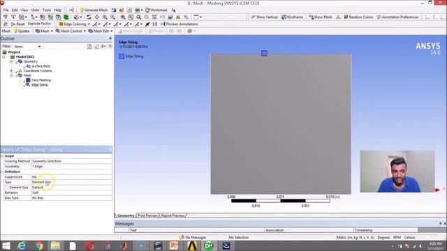 How to create Hex mesh in Ansys || 2D Meshing in Ansys || Part 1 || Lec 16 смотреть онлайн