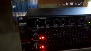 Full set up dbx 231 equalizer