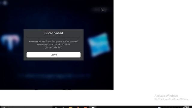 @ROBLOX i got banned for bad wifi? (i got error 103 and after banned) смотреть онлайн