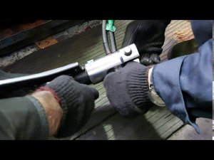 Будни электромонтера. Опрессовка наконечника 150 квадрат.