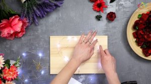 DIY: делаем светящееся панно с помощью гирлянды Роса