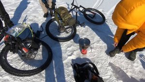 Путешествия по Аляске на Велосипеде Другая Планета Долина Ледника Кник Fat Bike Ride Knik Glacier