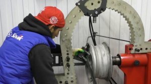 Правка наружной закраины для разных типов дисков на дископраве SIVIK. Диск1