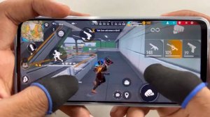 Moto g32 free fire gameplay test 2 finger handcam m1887 onetap headshot 90Hz display