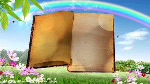 Раскрывающаяся книга. Футаж