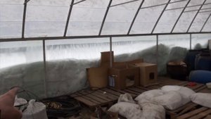 Самодельная теплица 50х10 м