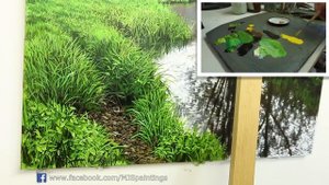 #90 How To Paint Grass and Daffodils | Oil Painting Tutorial