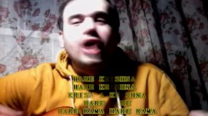 Харе Кришна мантра  под гитару