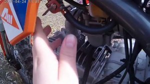 прогрев питбайка apollo старт 125