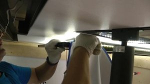 Опробовали профили LUMFER и еще новое полотно для натяжного потолка!!!