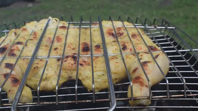ШАШЛЫК ИЗ ЦЕЛОГО ЦЫПЛЕНКА В АЙРАННО - ГОРЧИЧНОМ МАРИНАДЕ НА МАНГАЛЕ