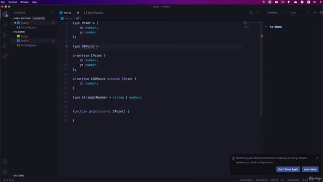 TypeScript  Уроки 3 -  Interfaces and Types