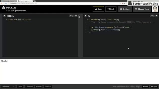 Calcular la diferencia de fechas en javascript con moment.js смотреть онлайн