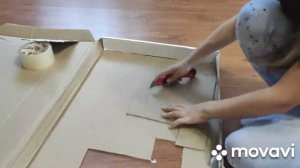 Делаем кормушку для птиц и картона.