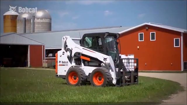 минипогрузчики Bobcat в сельском хозяйстве смотреть онлайн